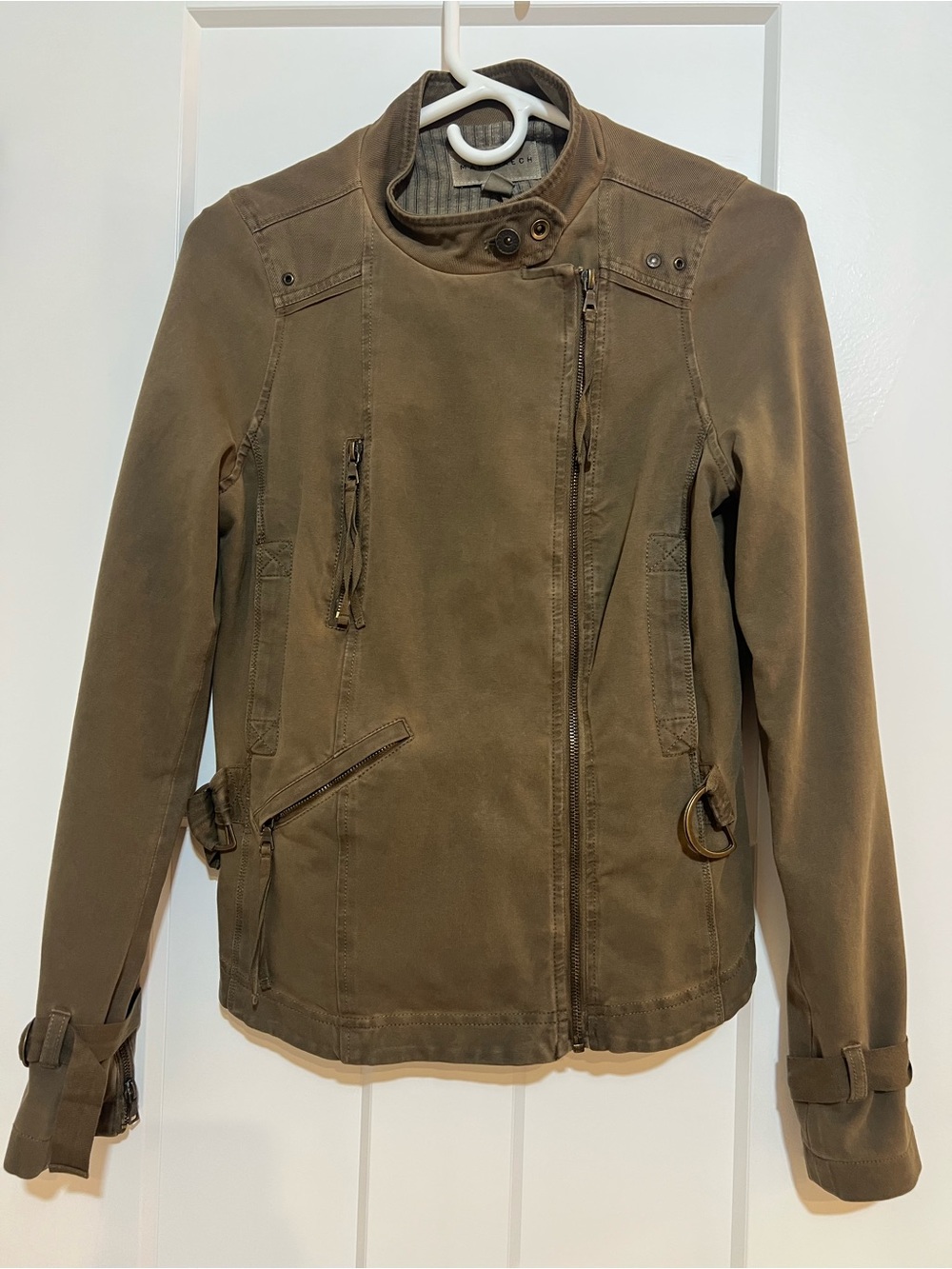 Anthropologie/Marrakech Utility Jacket with Ribbed Inner Panel - Picture 2 of 4